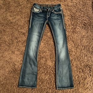 Women’s Rock Revival Jeans Distressed Size 25